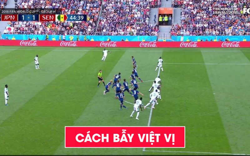 Những tình huống việt vị thường gặp